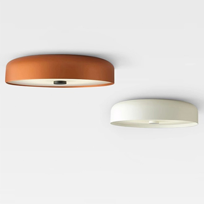 Nordic Retro Round Flush Mount Minimalist Ceiling Light