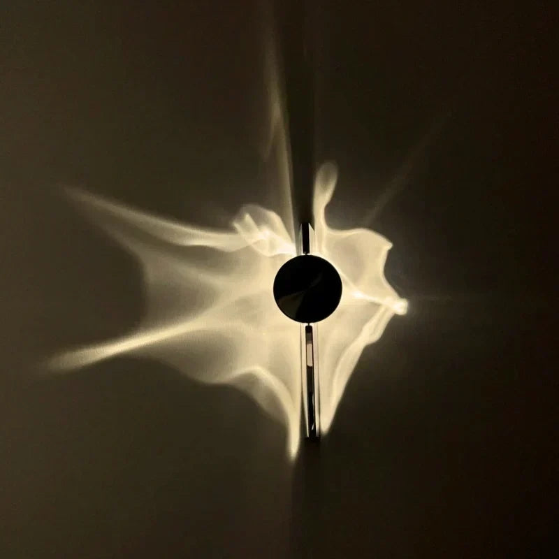 Rotatable Aluminum Stainless Steel Ripple Projection Wall Light