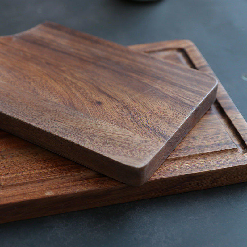 Sleek Minimalist Solid Wood Knife-Friendly Cutting Board