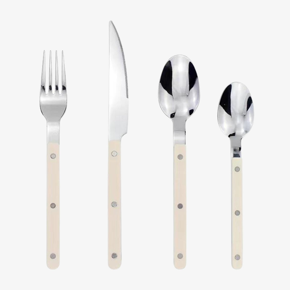 Engraved Pattern Stainless Steel Cutlery Set For Six People