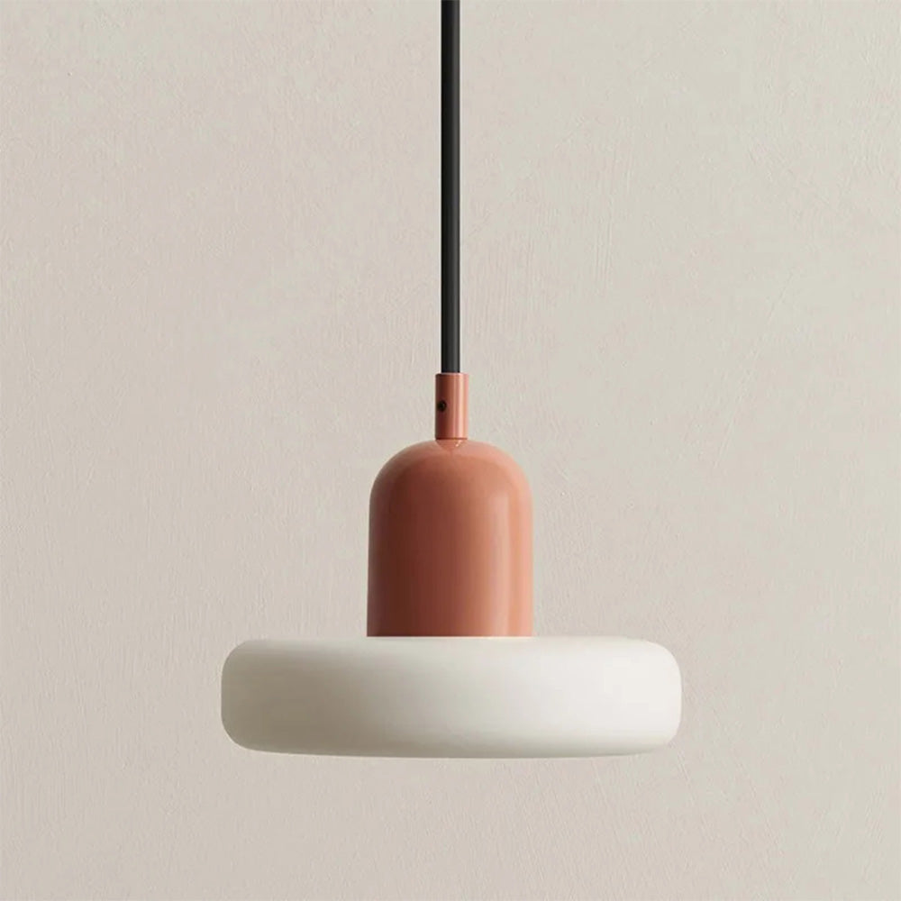 Smooth Dome Scandinavian Minimalist Frosted Glass Pendant Light