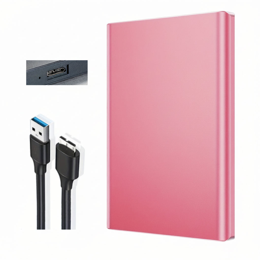 Slim Compact Lightweight External Portable SSD Hard Drive