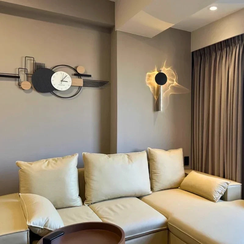 Rotatable Aluminum Stainless Steel Ripple Projection Wall Light