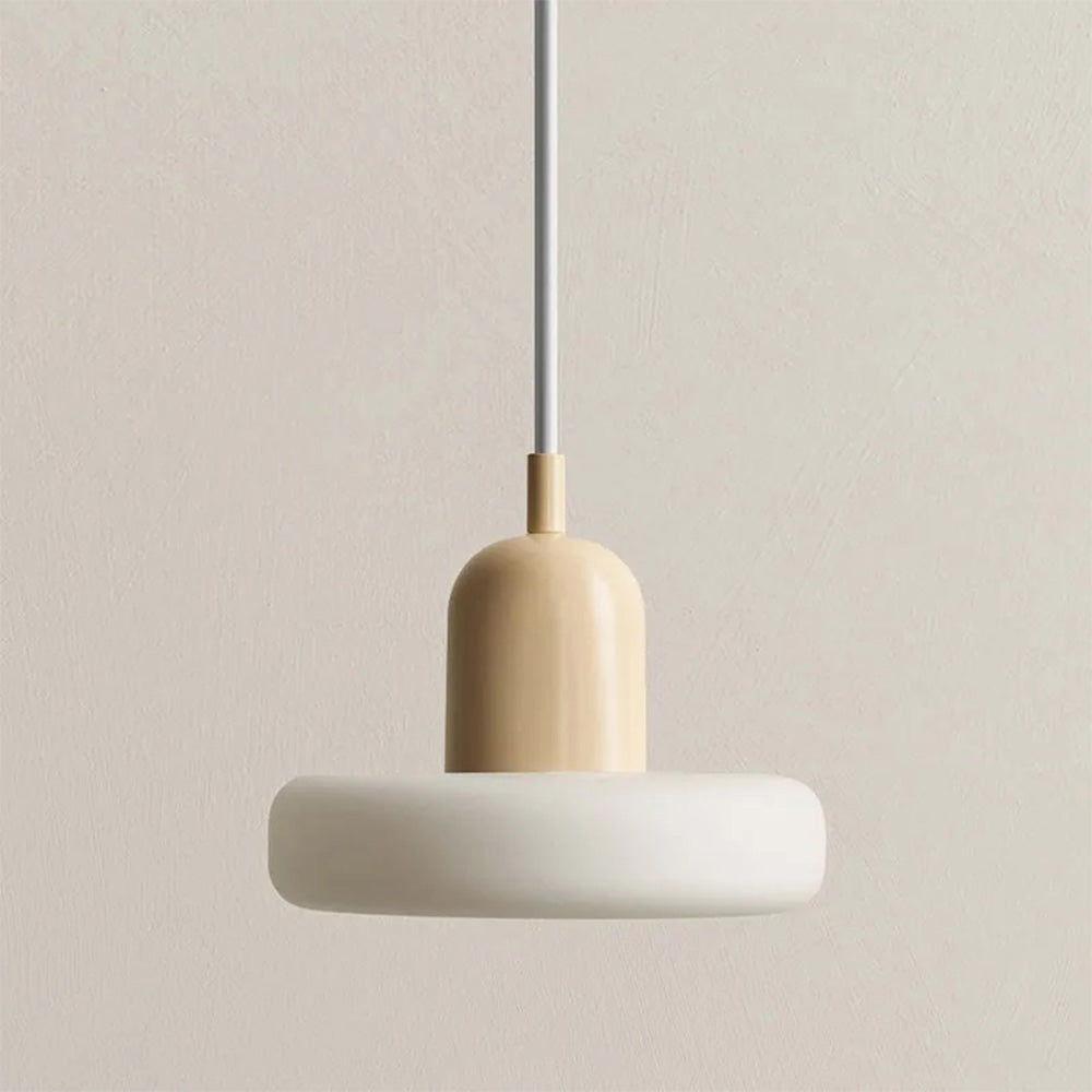 Smooth Dome Scandinavian Minimalist Frosted Glass Pendant Light