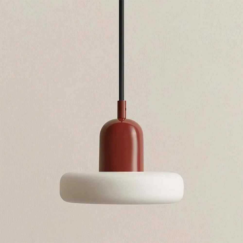 Smooth Dome Scandinavian Minimalist Frosted Glass Pendant Light