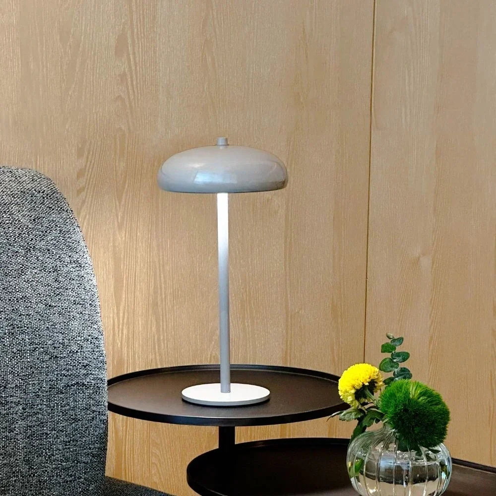 Retro Rounded Silhouette Touch Control Rechargeable Portable Table Lamp