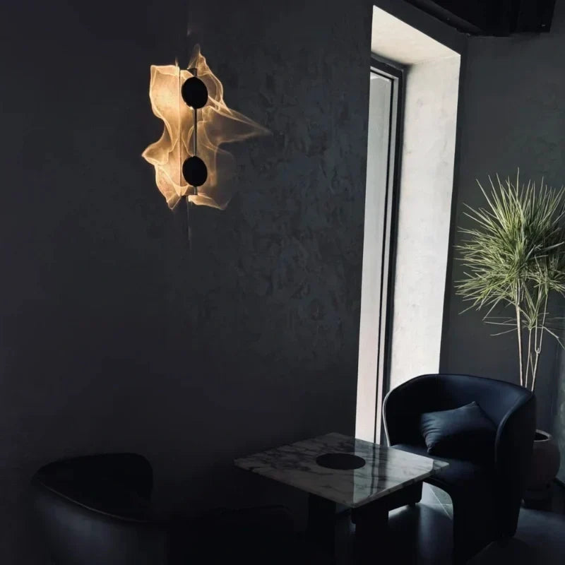 Rotatable Aluminum Stainless Steel Ripple Projection Wall Light