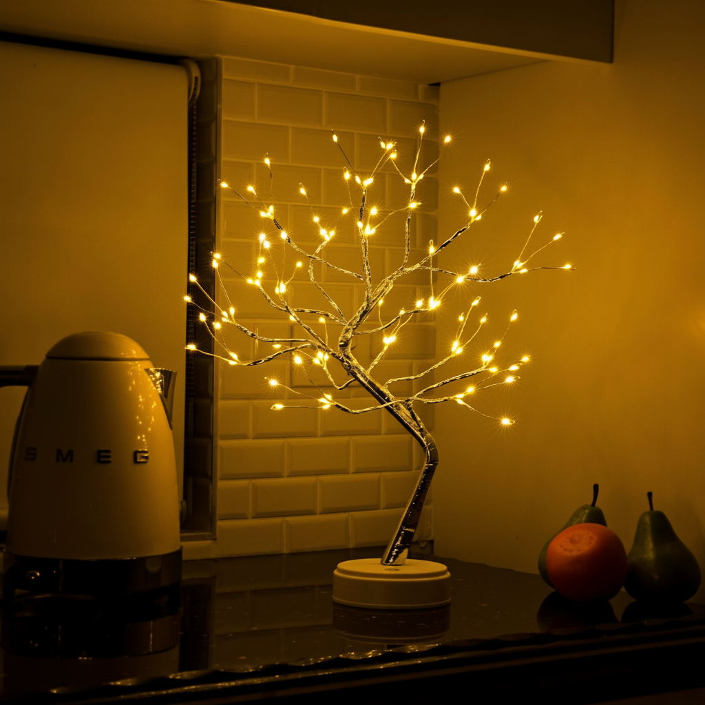 Nature Inspired Bonsai Tree Accent Table Lamp