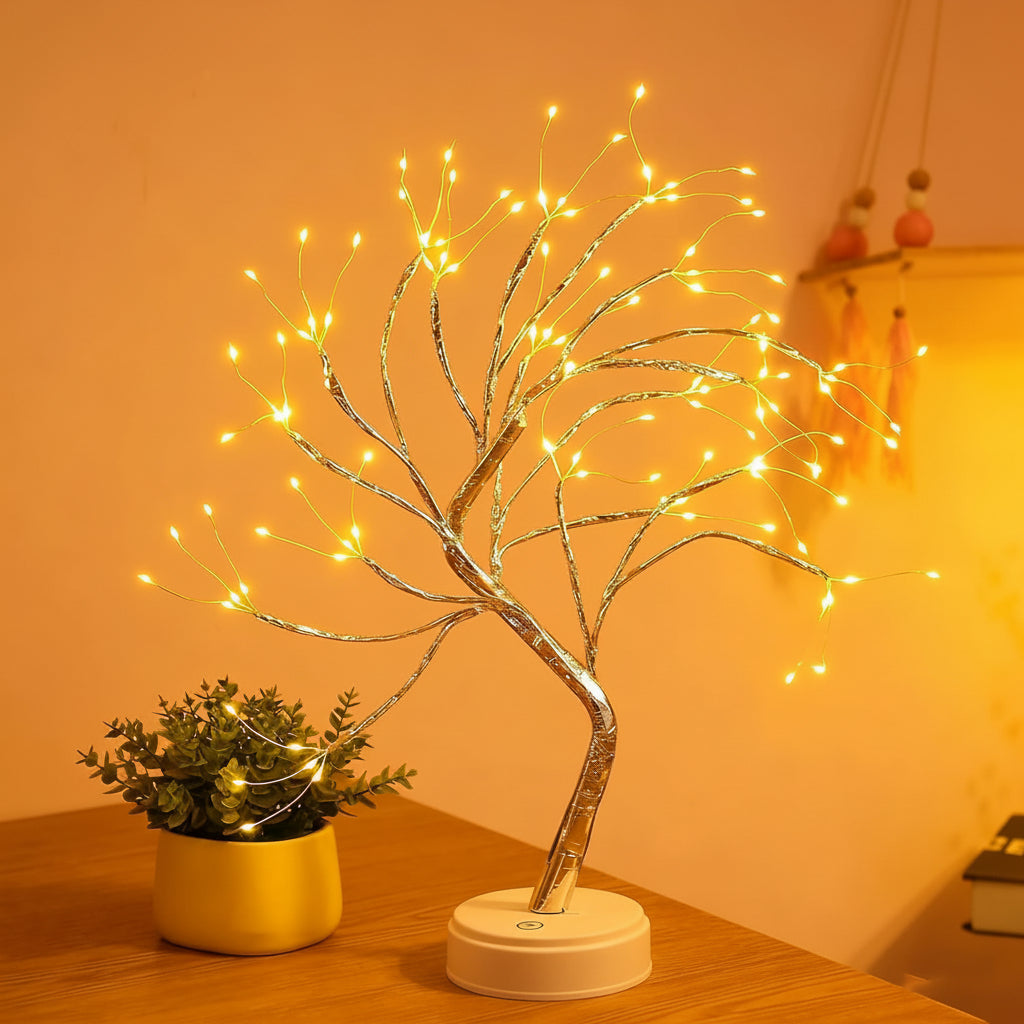 Nature Inspired Bonsai Tree Accent Table Lamp