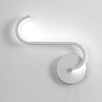 Curved Arc Silhouette Minimalist Halo Glow Wall Light