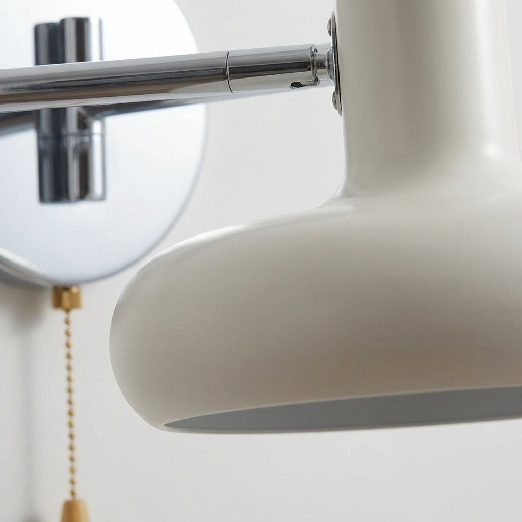 Bauhaus Inspired Adjustable Swing Arm Iron Wall Light