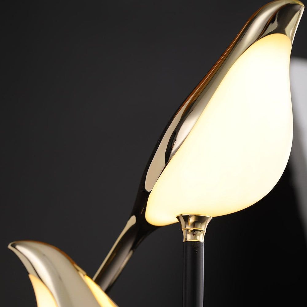 Perched Bird Sculpture Modern Nordic Metal Wall Light