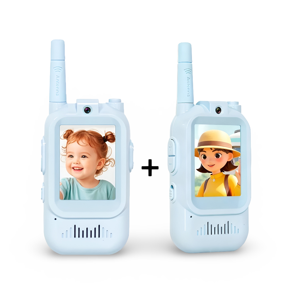 Rechargeable Video Display Camera Kids Walkie Talkie Toy Set