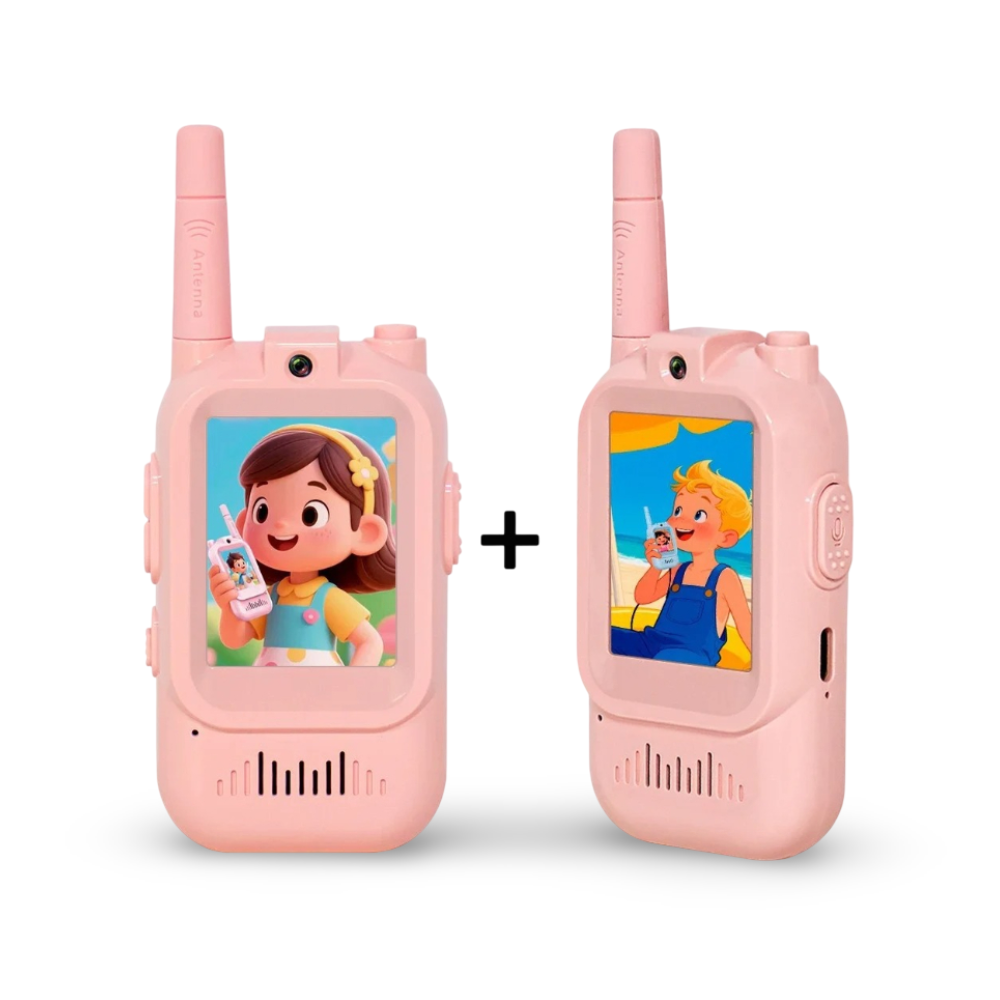 Rechargeable Video Display Camera Kids Walkie Talkie Toy Set