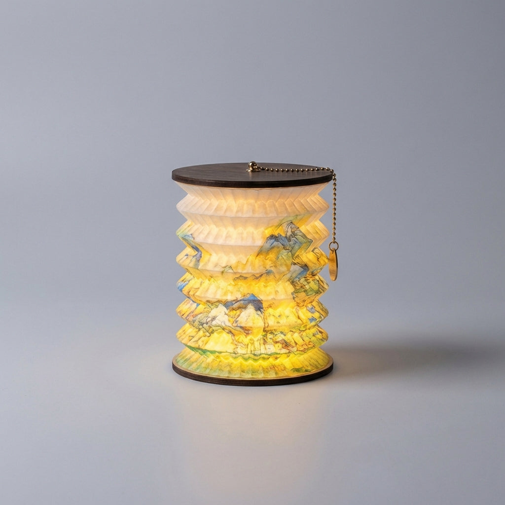 Classic Lantern Silhouette Compact Warm Glow Table Lamp