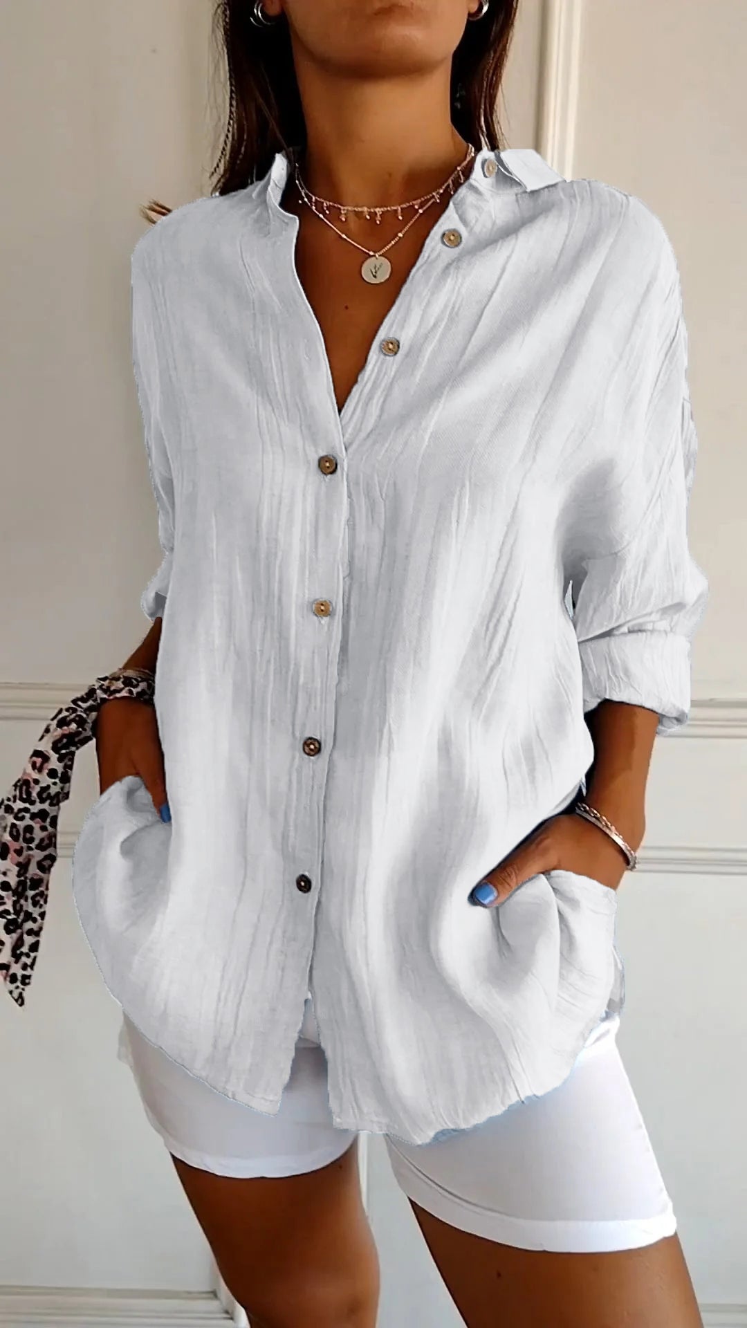 Damen Button Down Hemd | Sommer 11