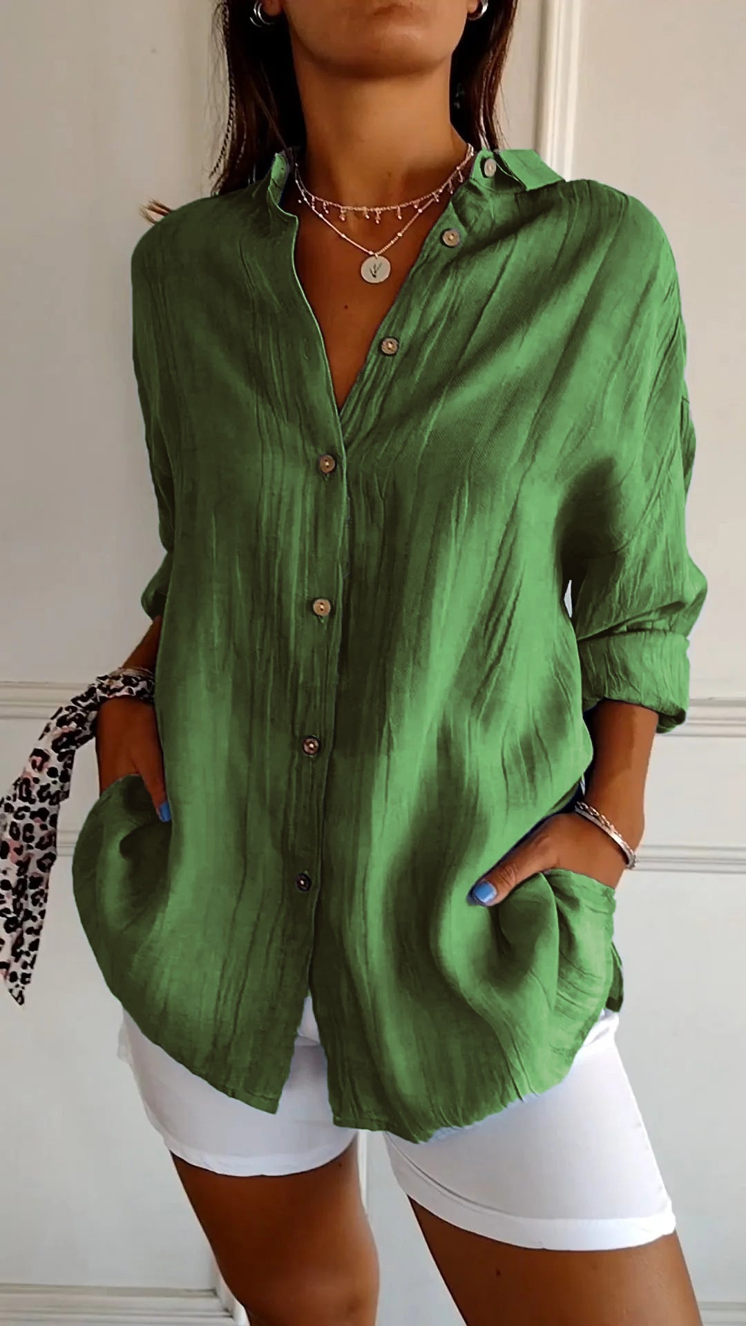 Damen Button Down Hemd | Sommer 7
