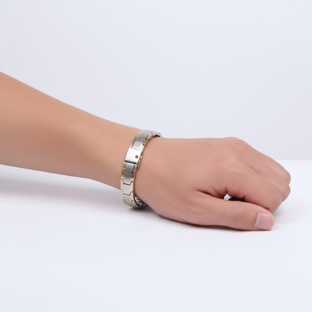 Durable Stainless Steel Infrared Wellness Magnetic Bracelet