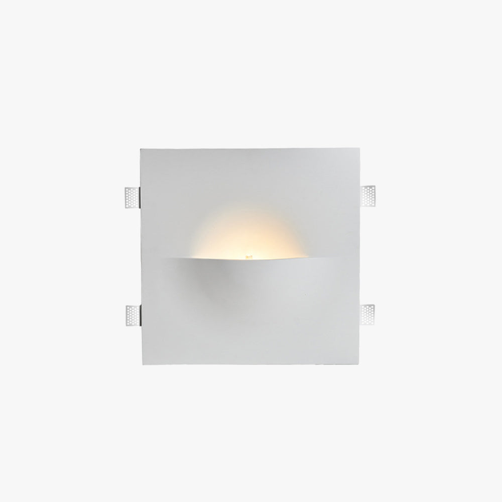 Sculptural Curved Slim Profile Ambient Glow Wall Light
