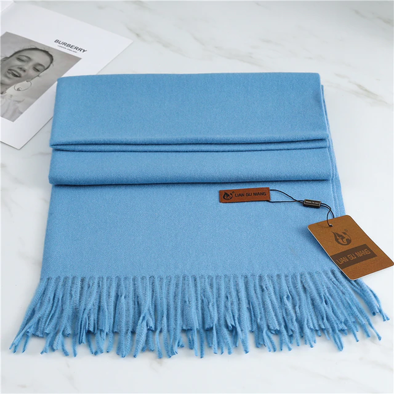 Oversized Soft Fringed Wrap Scarf Stole