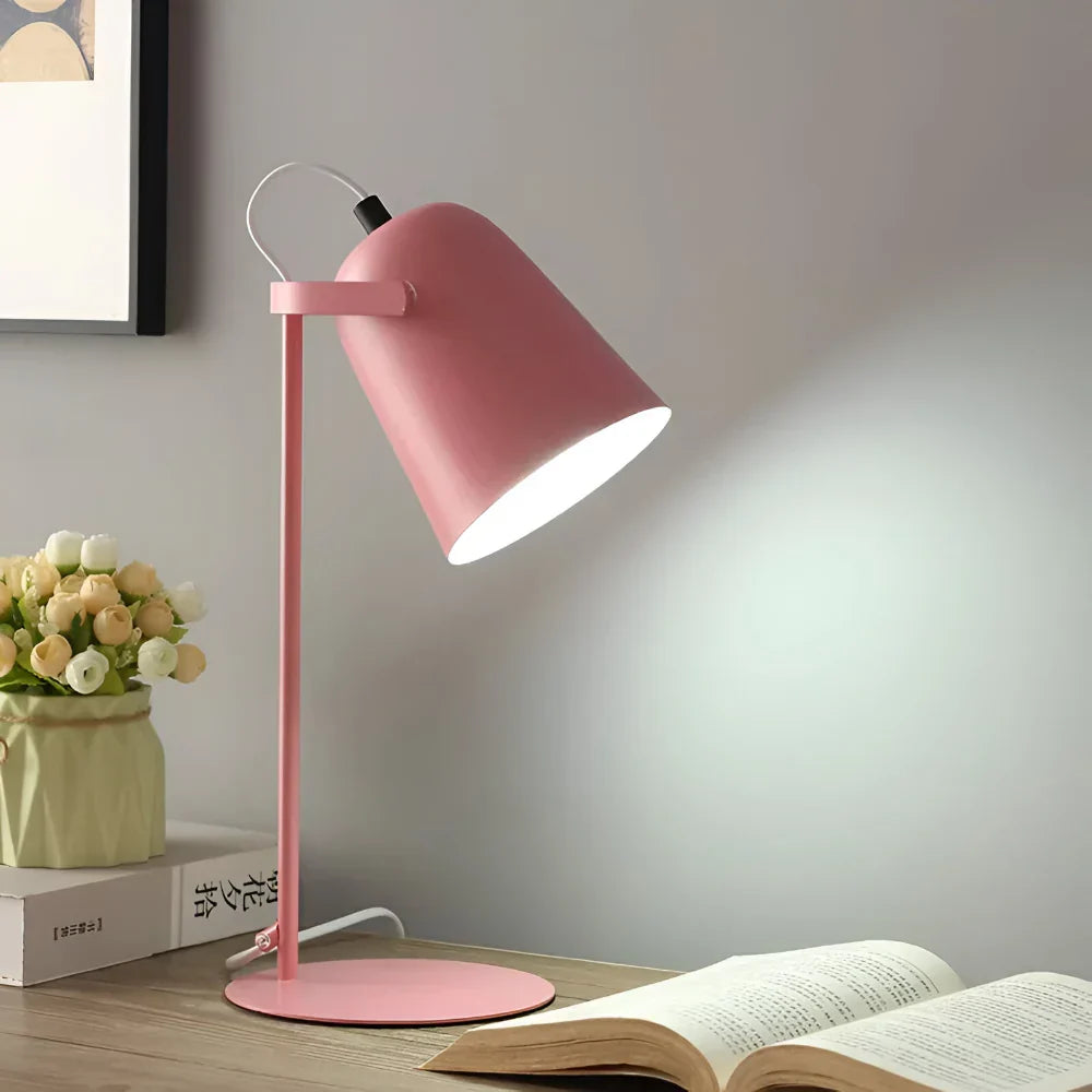 Rotating Metal Shade Adjustable Eye-Friendly Desk Table Lamp