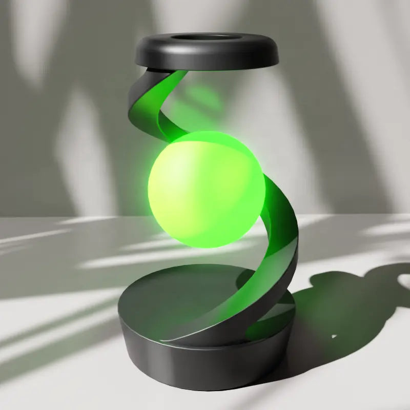 Spiral Arm Sphere Gesture Control Wireless Charging Table Lamp