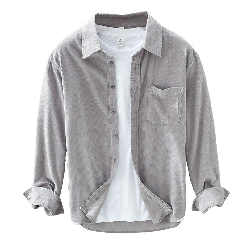 Herren Retro Cordhemd im eleganten Stil für jeden Anlass 4