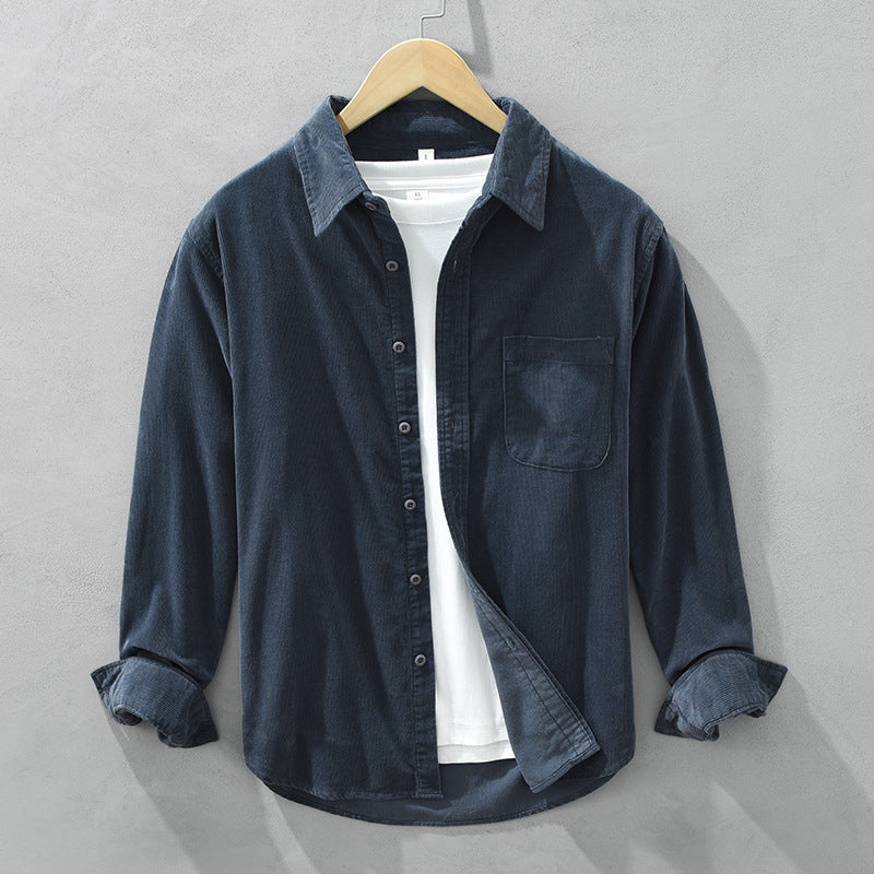 Herren Retro Cordhemd im eleganten Stil für jeden Anlass 5