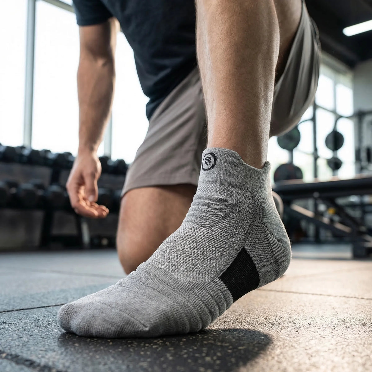 High Elastic Breathable Cushioned Towel Sole Compression Tube Sports Socks