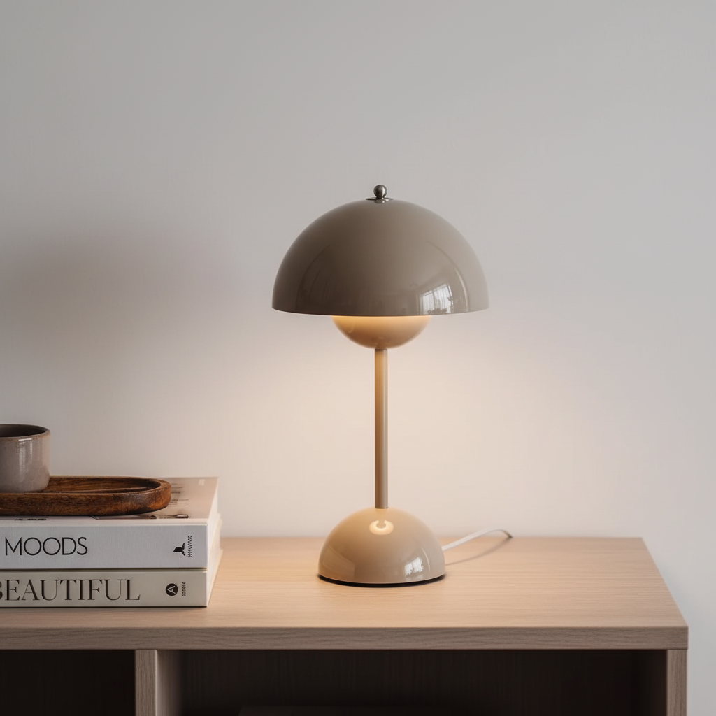 Retro Dome Cordless Rechargeable Dimmable Table Lamp