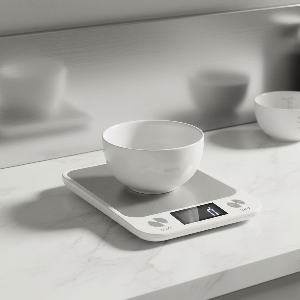 Waterproof Stainless Steel Rectangular Precision Digital Kitchen Scale