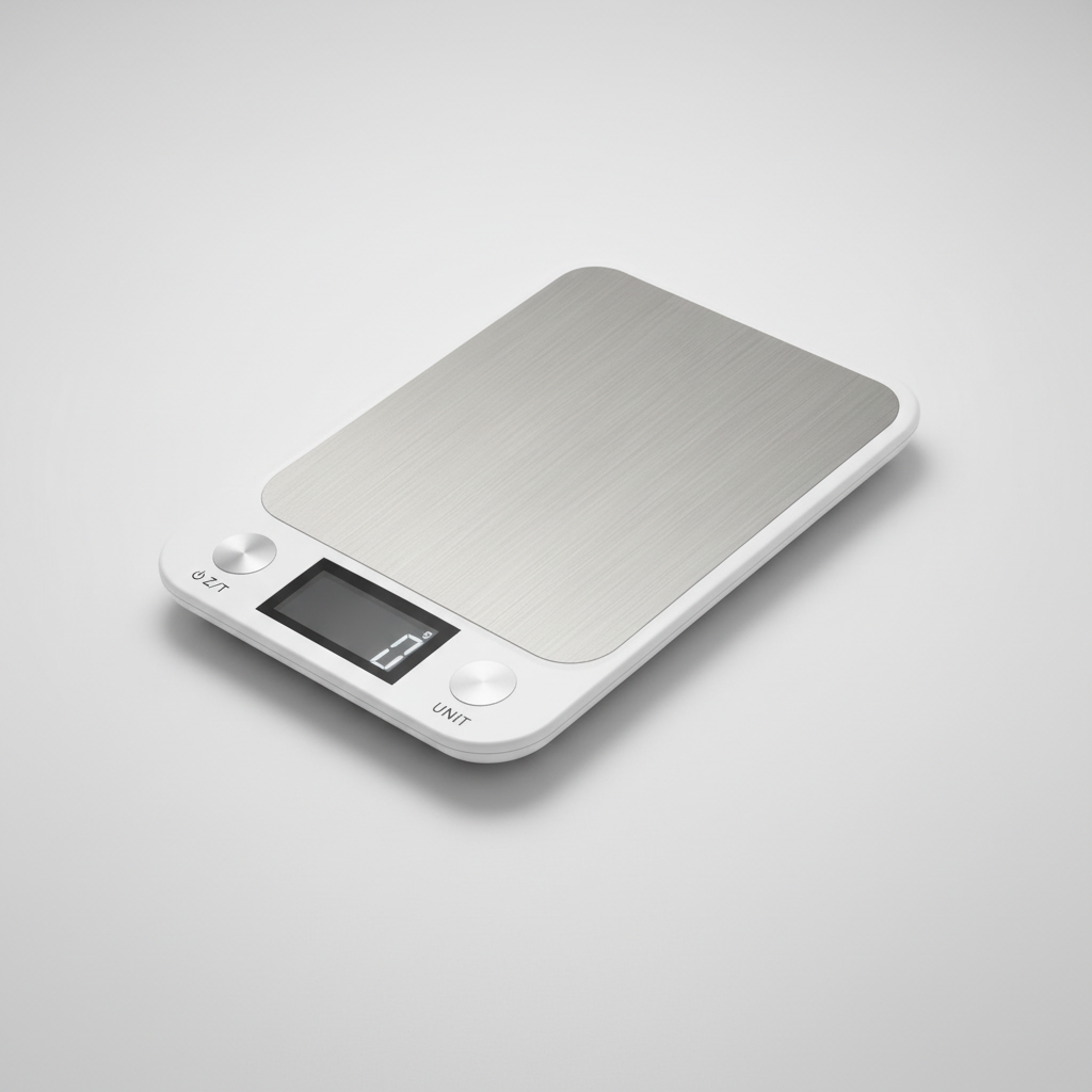 Waterproof Stainless Steel Rectangular Precision Digital Kitchen Scale