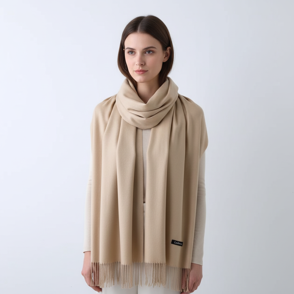 Soft Breathable Blend Long Women's Wrap Scarf