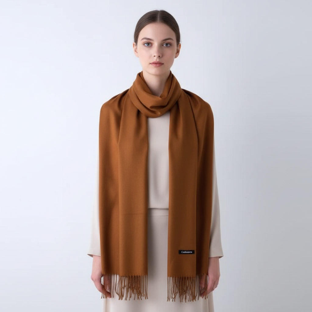 Soft Breathable Blend Long Women's Wrap Scarf