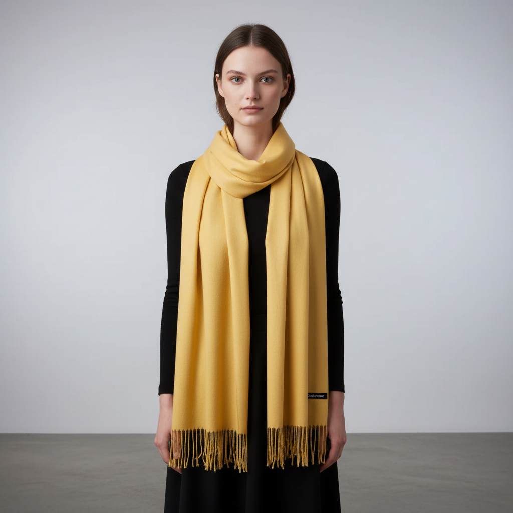Soft Breathable Blend Long Women's Wrap Scarf