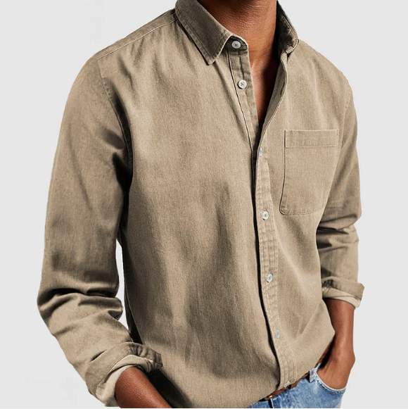 Men's Casual Denim Shirt | Soft Cotton Blend 6