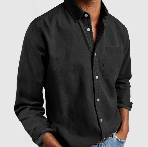 Men's Casual Denim Shirt | Soft Cotton Blend 9