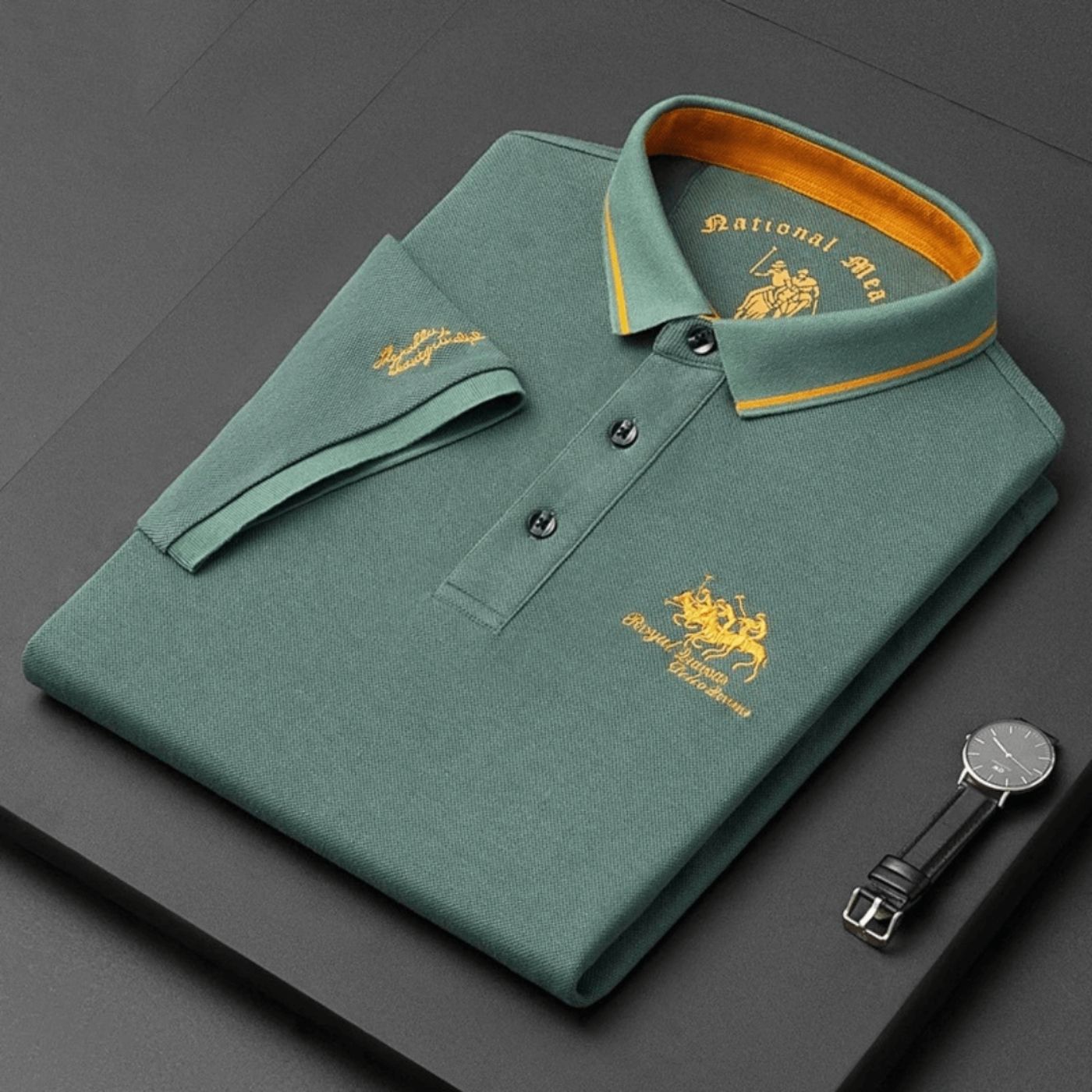 Men's Classic Polo Shirt with Embroidered Logo 5
