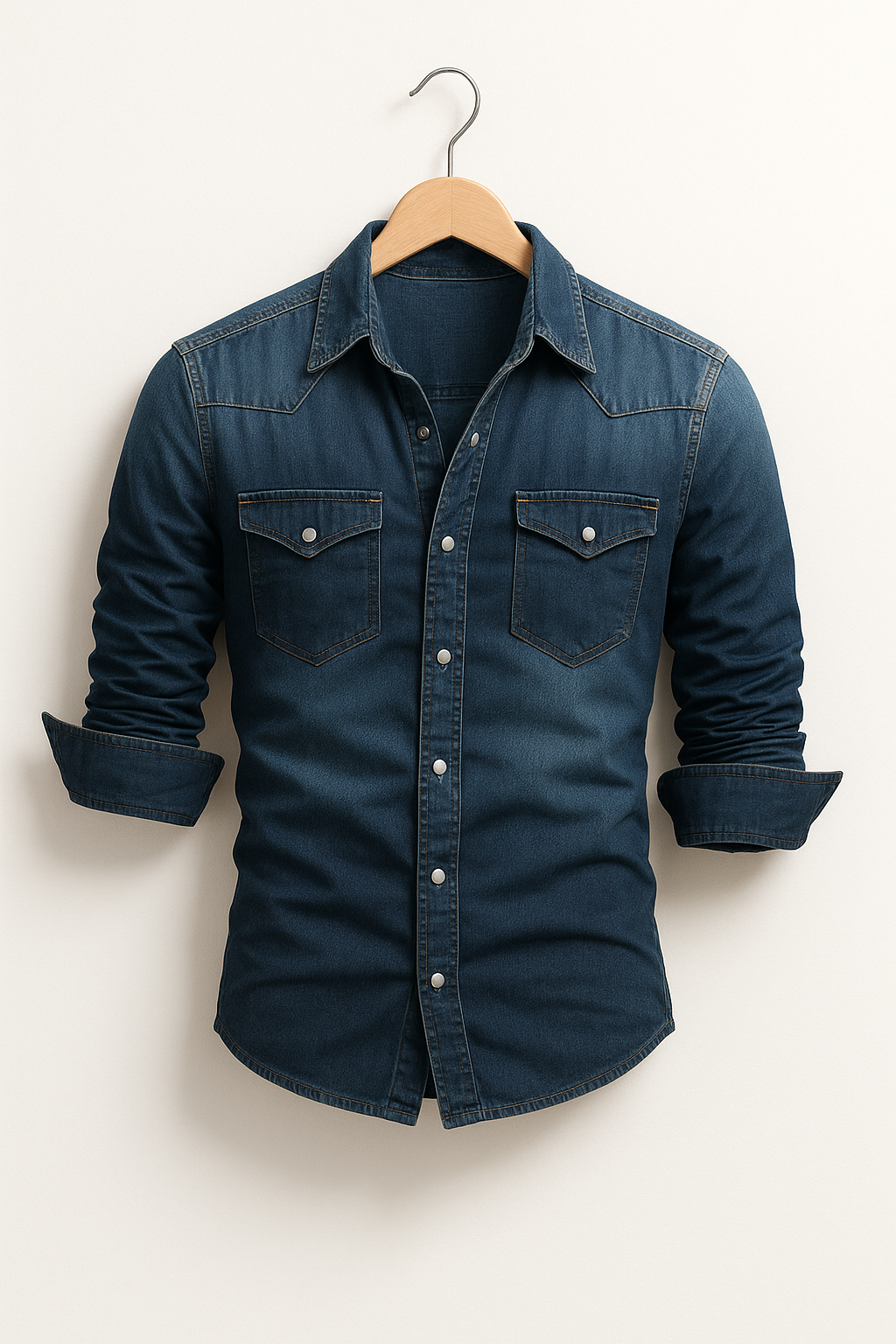 Men's Denim Shirt Casual 3