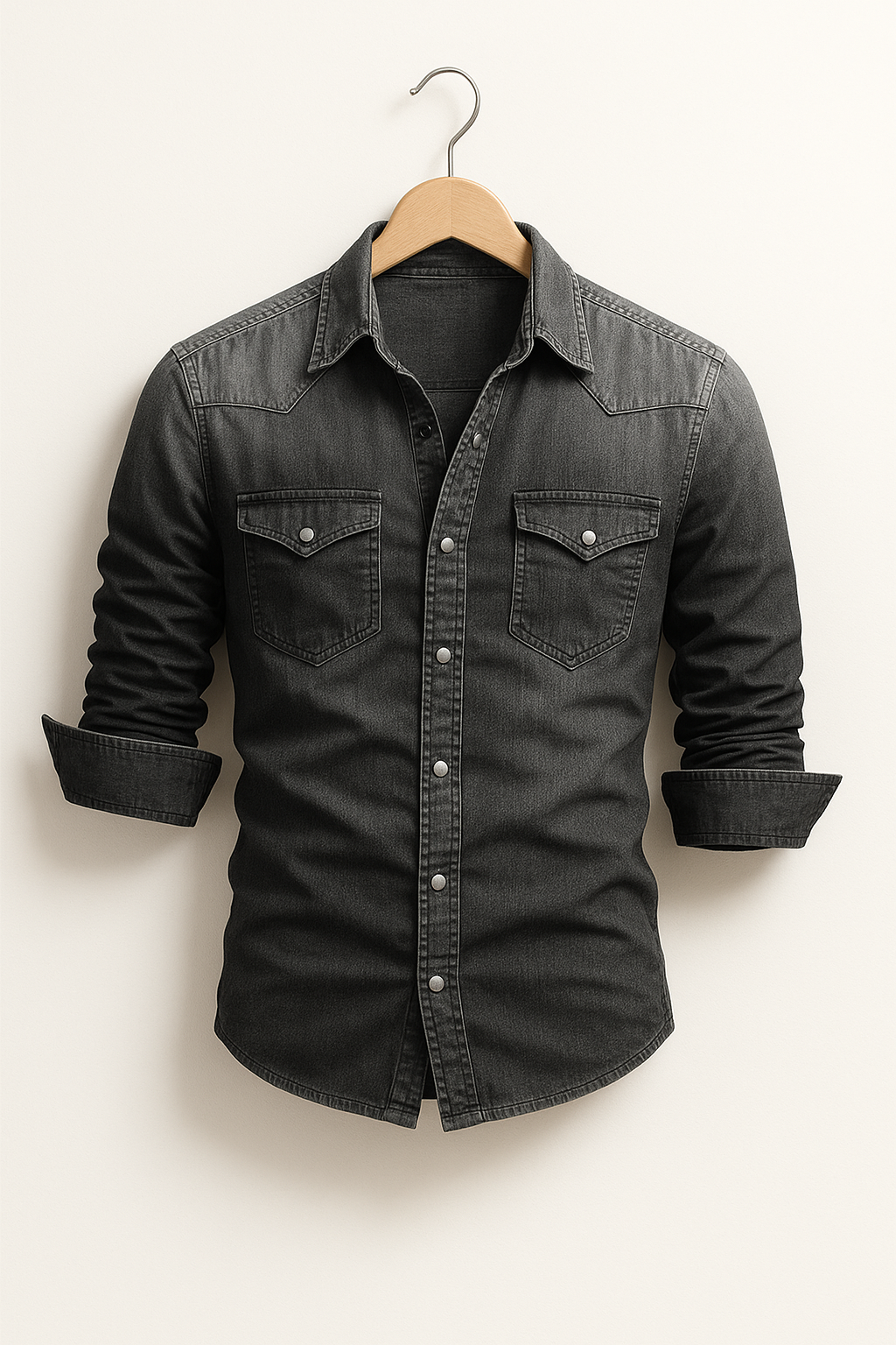 Men's Denim Shirt Casual 7