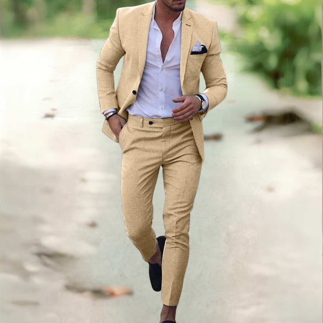 Men's Fashion Suit Set (Jacket + Trousers) 5