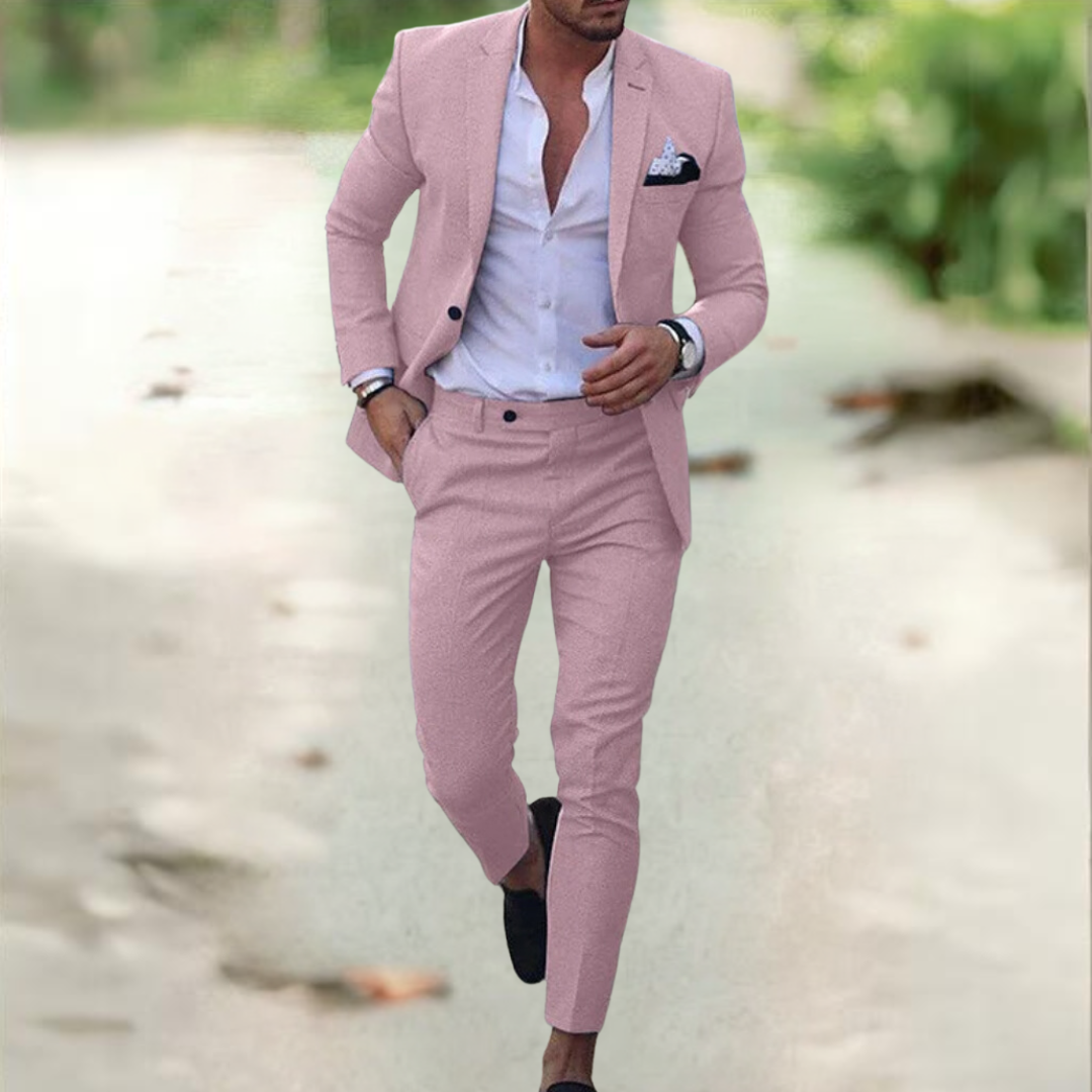 Men's Fashion Suit Set (Jacket + Trousers) 6