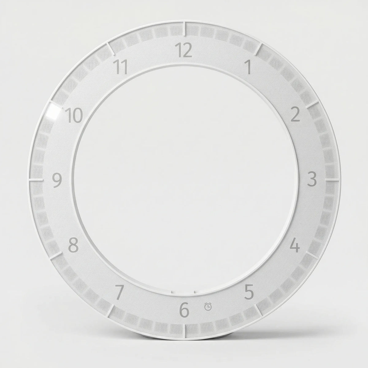 Slim Circular Ring Display Dimmable Digital Wall Clock