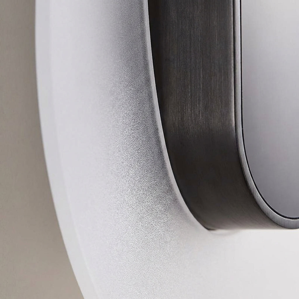 Sleek Round Weatherproof Outdoor Wall Light