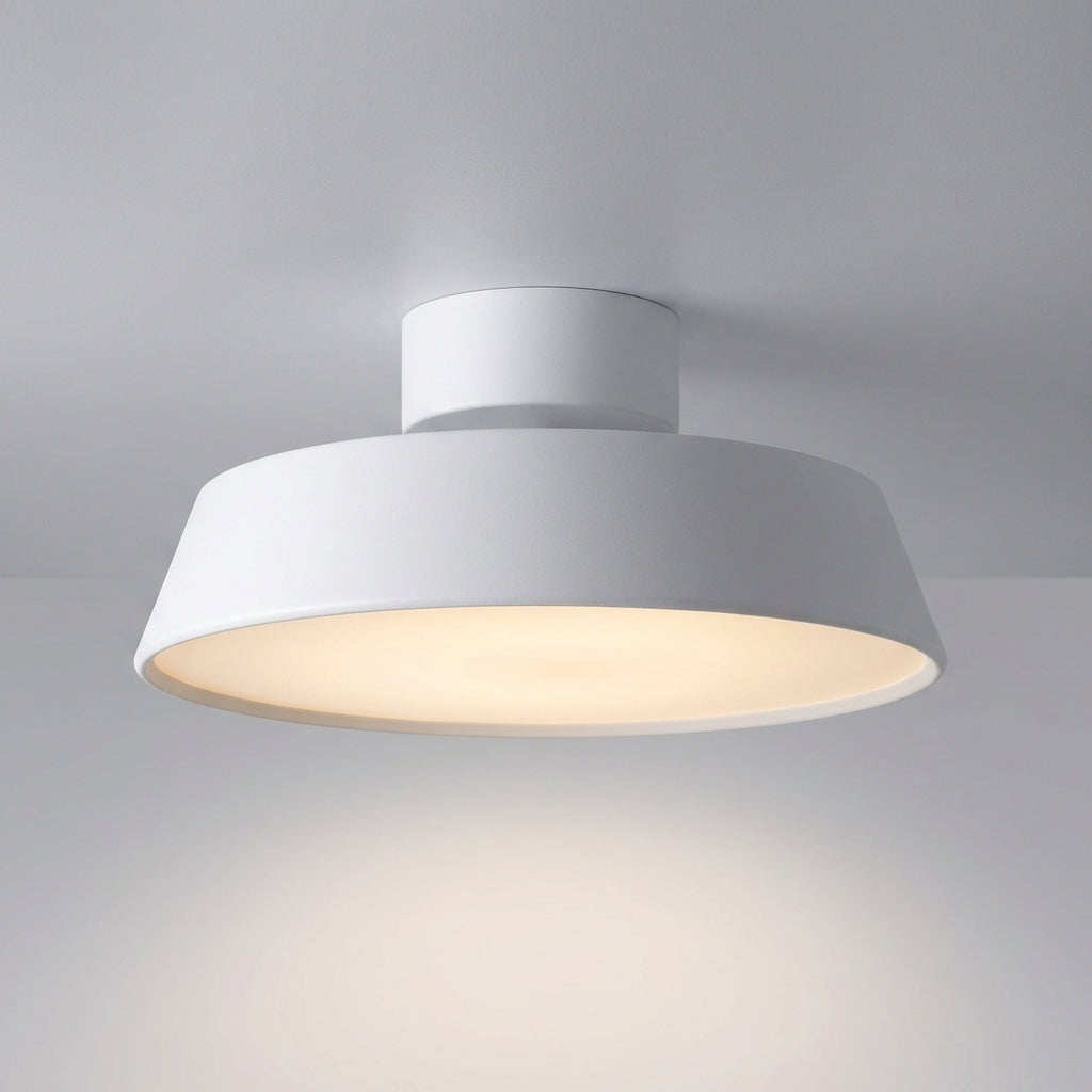 Sculptural Twist Silhouette Adjustable Angle Ceiling Light