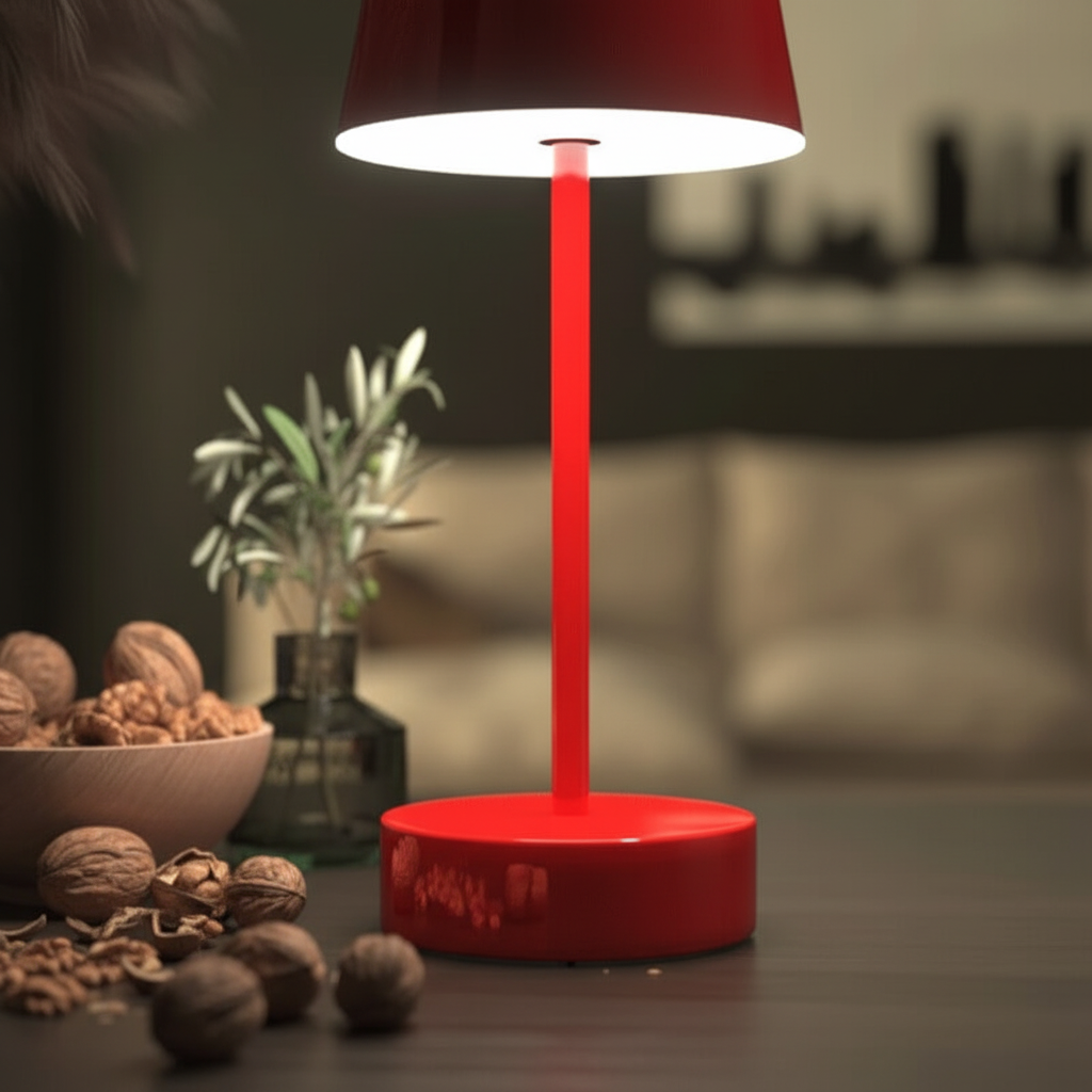 Sleek Cordless Dimmable Table Lamp with Adjustable Color Temperature