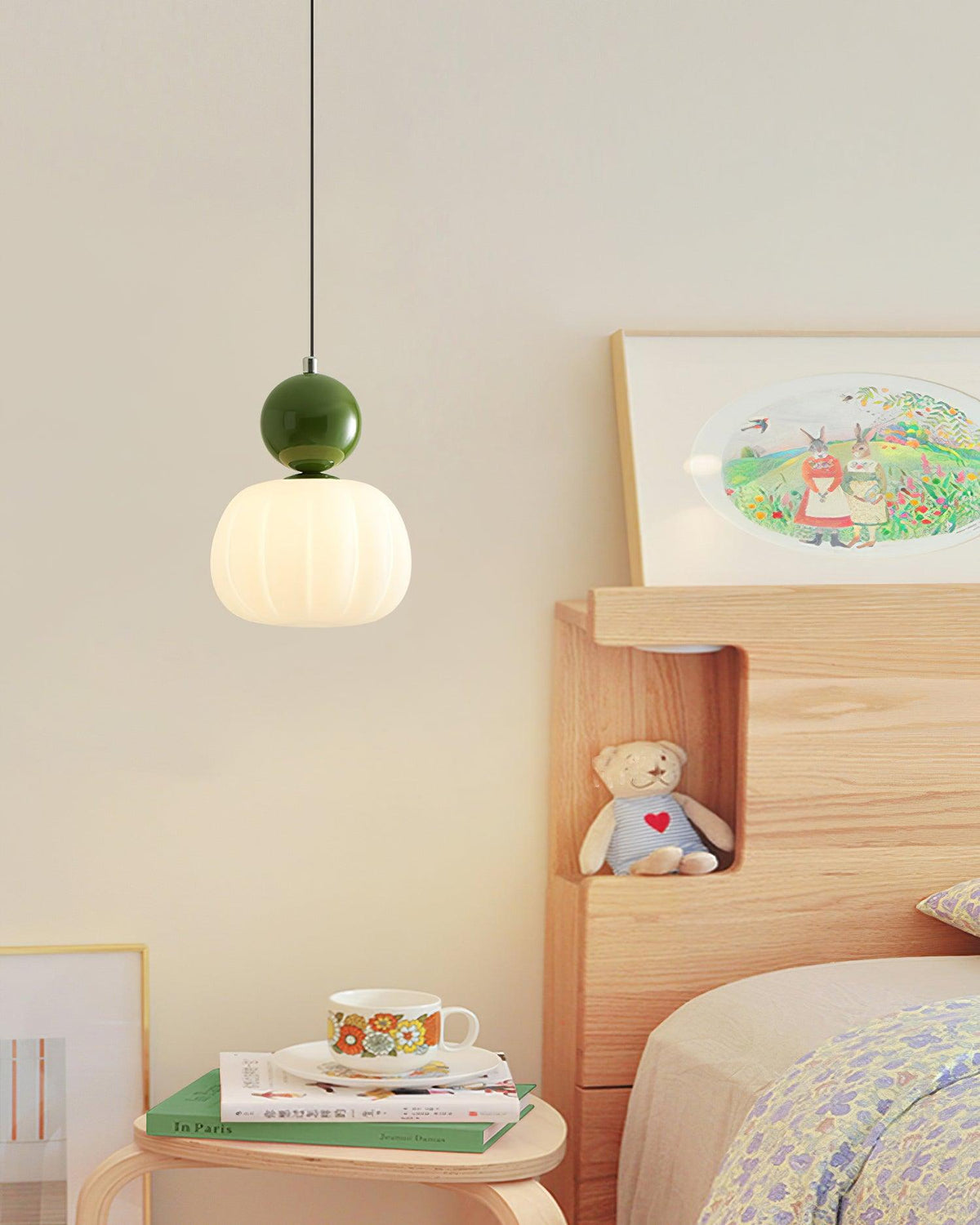 Organic Round Acrylic Diffuser Pendant Light