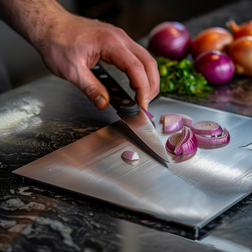 Antibacterial Titanium Composite Nonporous Knife-Friendly Kitchen Cutting Board