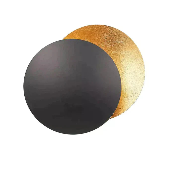 Solar Eclipse Inspired Overlapping Discs Modern Wall Light