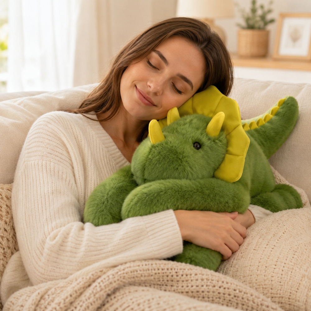 Soft Rounded Hugging Animal Plush Pillow Toy